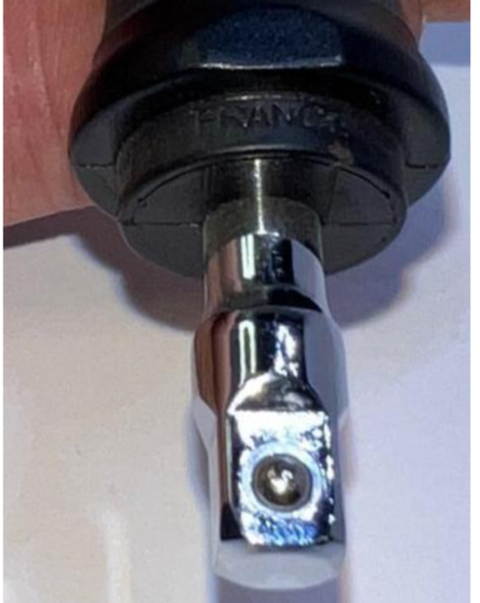 TWO Facom FRANCE R.236C 1/4" Drive Ergonomic Bi-Material Socket Spinners