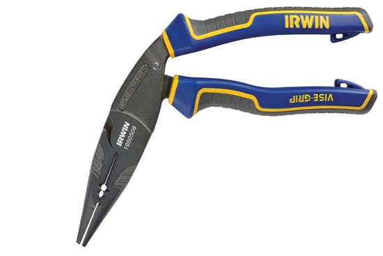 New Old Stock Irwin Vise-Grip GERMANY 1950508 8″ Ergomulti Long Nose Pliers with Cutter