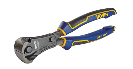 Irwin Vise-Grip 19505010 8″ Max Leverage End Cutting Pliers with PowerSlot 